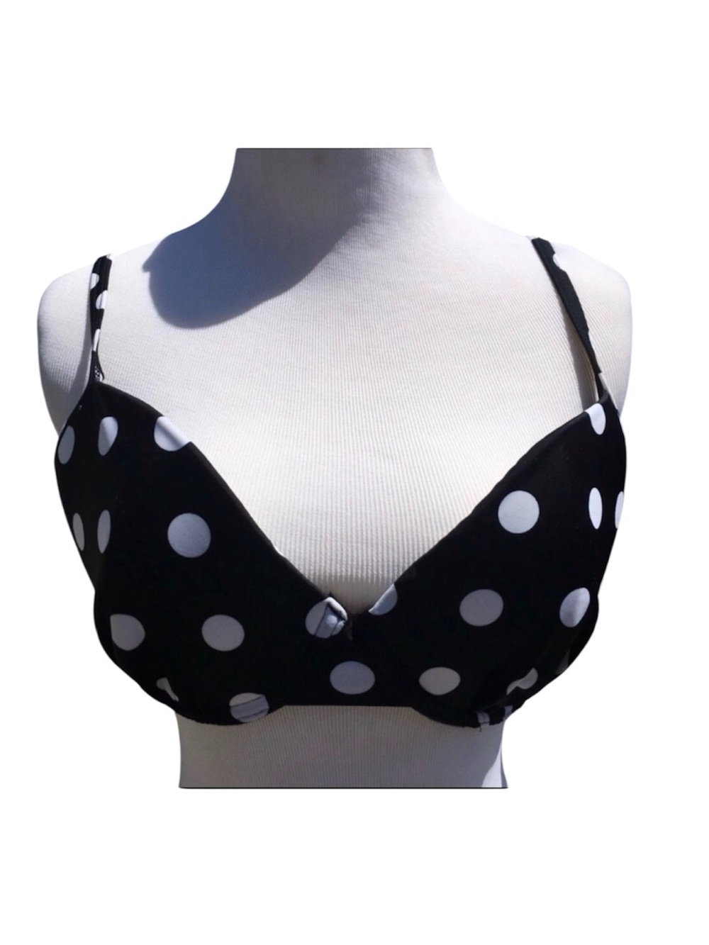 - Smart & Sexy 38C Underwire Polka-Dot Bikini Top! NEW!